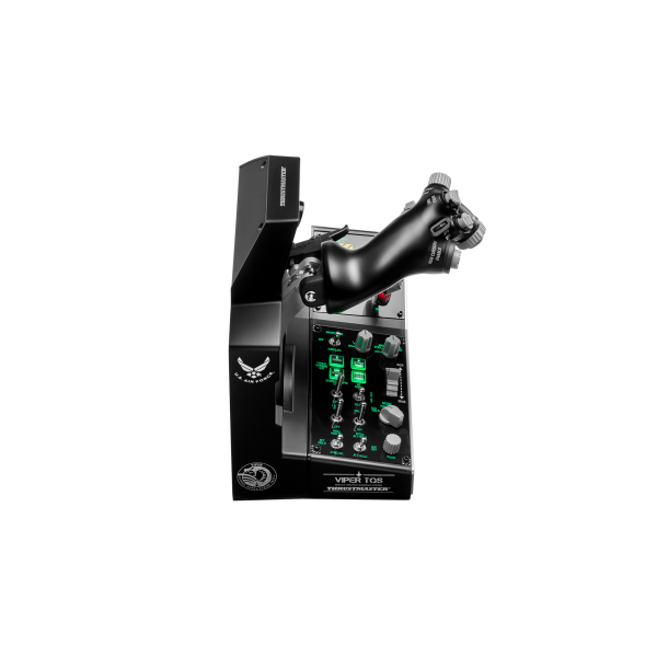 Viper Tqs Mission Pack Nero Usb Joystick + Leva Di Controllo Del Motore Pc